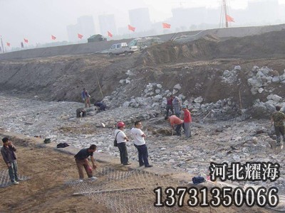 石籠網(wǎng)安裝實拍